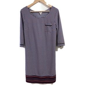 Merona patterned shift dress